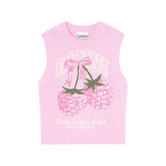 GANNI Sweaters - Ganni Women Wool Vest